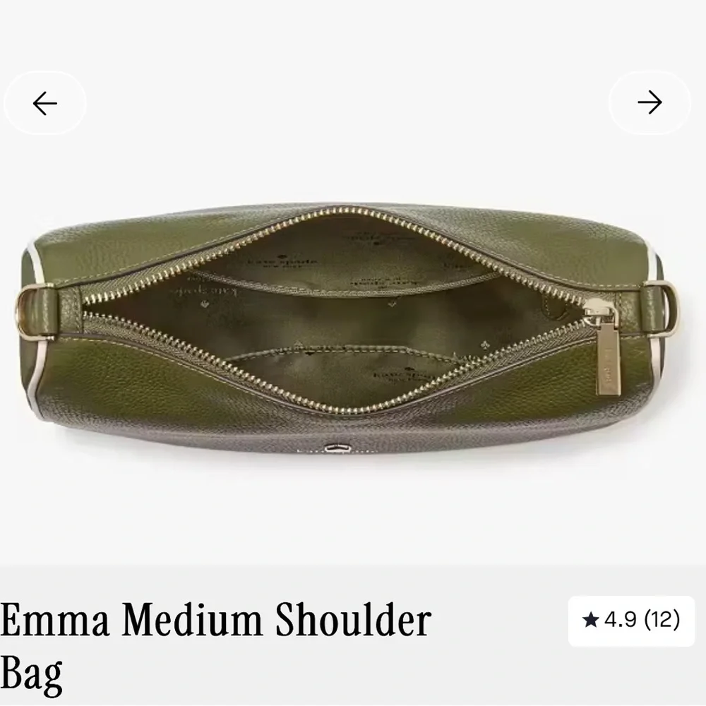 Kate Spade Emma Medium Shoulder Bag Pebble Leather Shoulder Crossbody NWT $429 - Picture 5 of 6